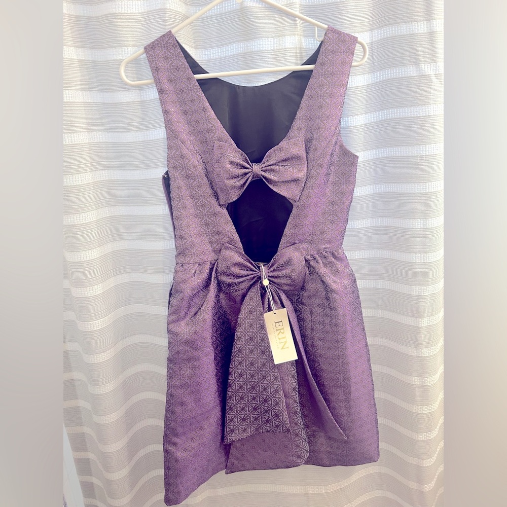 Erin Fetherston violet dress.